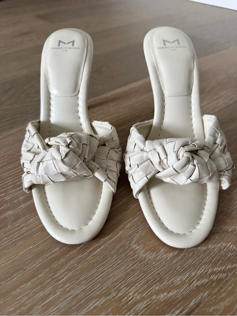NWOT Marc Fisher Janna Braided Knot Sandals